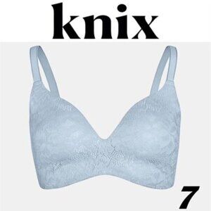 Knix - Lace Wing Woman Contour Bra - Endless Sky, limited edition. Size: 7+. NWT
